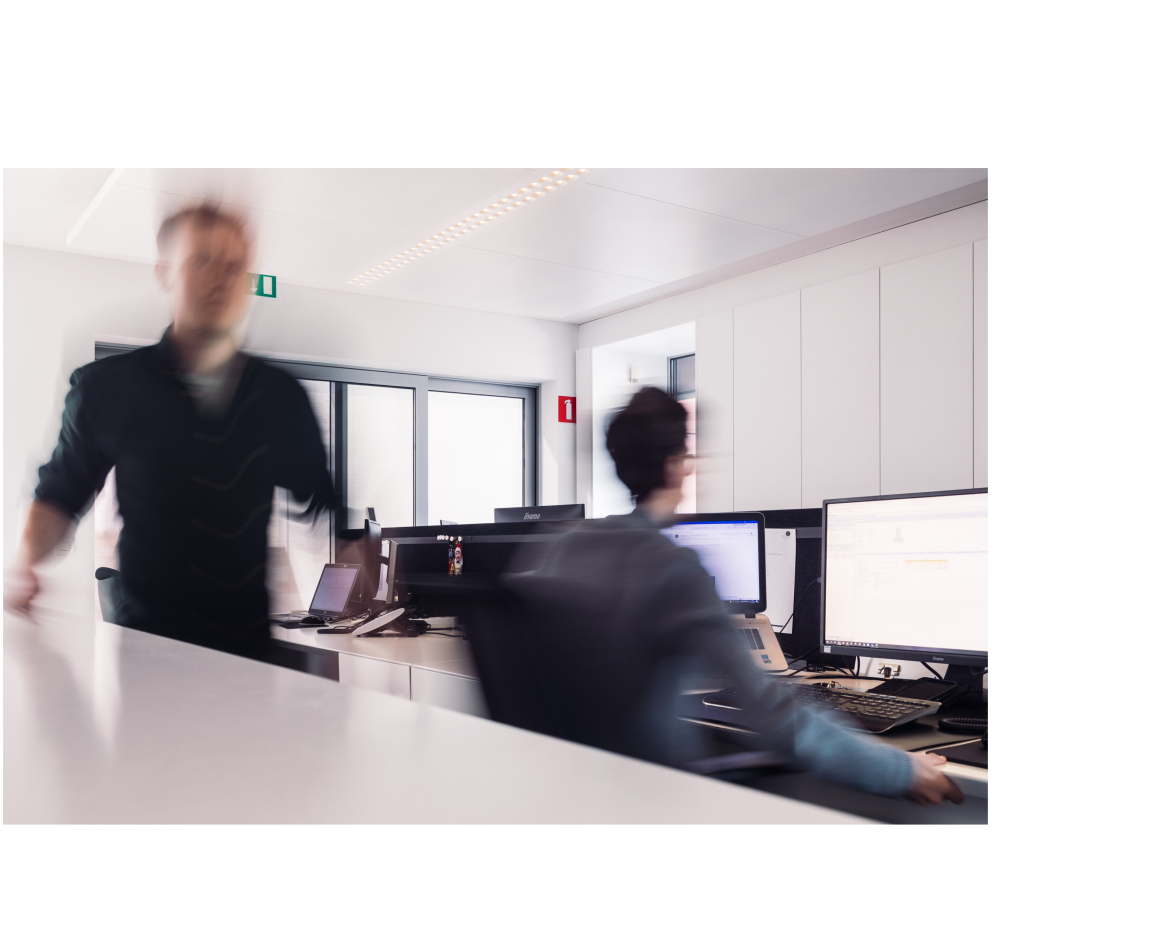 Office with computers